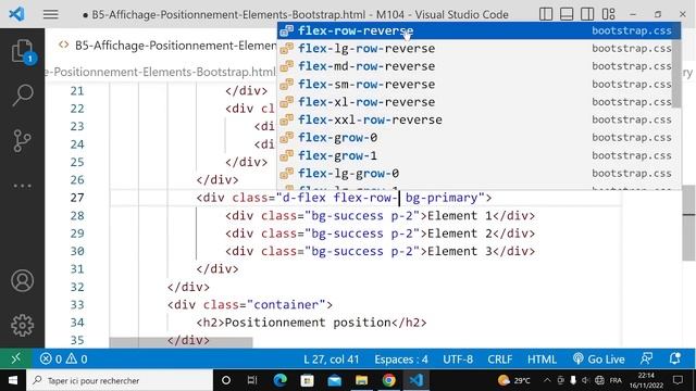 Bootstrap Darija V5 : display et position смотреть онлайн