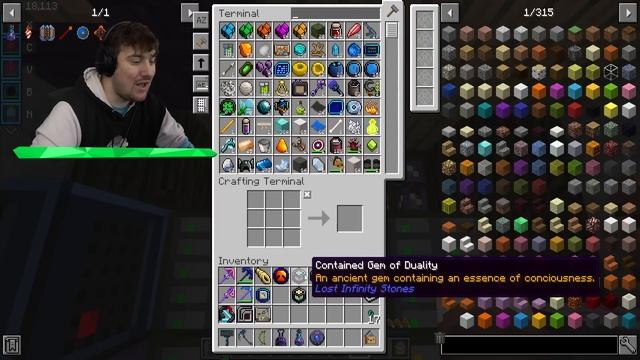 Making Forbidden Infinity Gauntlet in Insane Craft смотреть онлайн