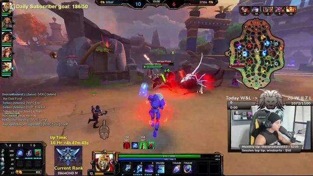 JANUS (2) BRONZE TO MASTERS 26 HOUR SMITE CHALLENGE GAME 34 смотреть онлайн