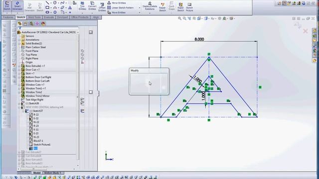 SolidWorks, Sketch Blocks, Part 5, Editing a Complex Block, SolidWorks Crash смотреть онлайн
