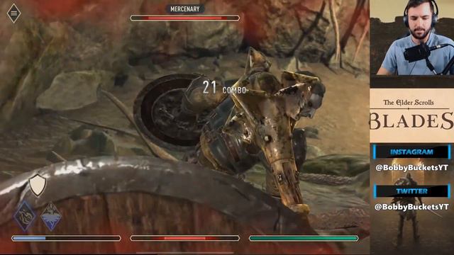 i made him mad (bad idea) Elder Scrolls Blades Endless Abyss смотреть онлайн