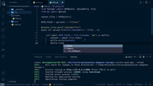 Optimización de Imágenes con FastAPI | Background Tasks смотреть онлайн