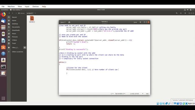 Data transfer using Socket in C смотреть онлайн