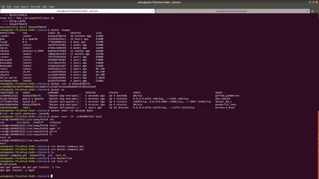 Dockerfile and docker-compose.yml files смотреть онлайн