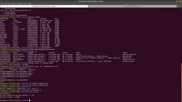 Dockerfile and docker-compose.yml files