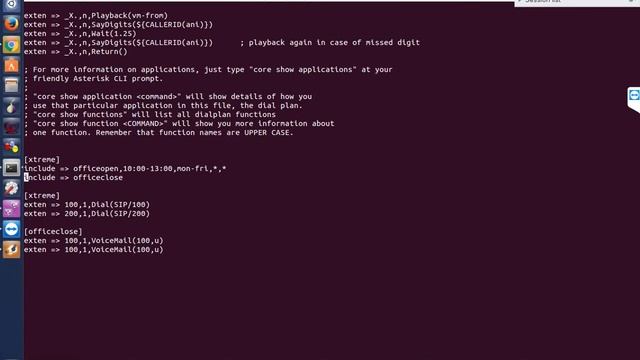 asterisk dialplan voicemail configartion смотреть онлайн