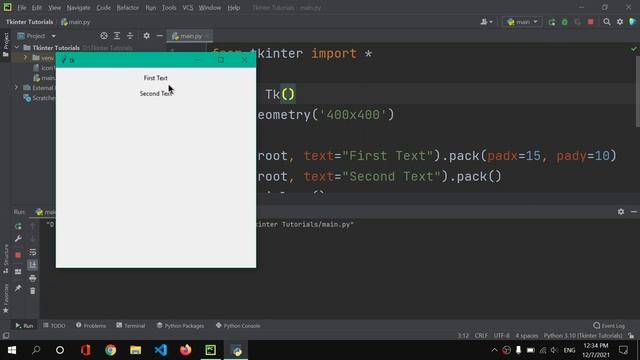 Python GUI Development | Widgets padding and spaces in Tkinter | Tutorial #7 смотреть онлайн