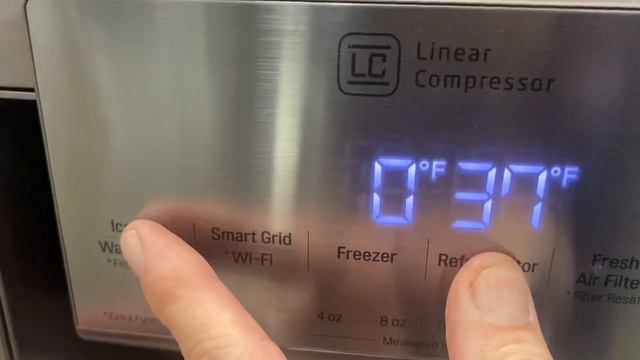 LG French Door Refrigerator Turning Cooling Mode On/Off смотреть онлайн