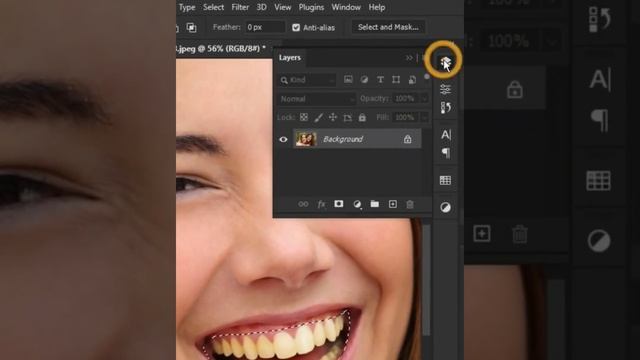 How to whiten teeth in Adobe Photoshop | #QuickEditAcademy смотреть онлайн