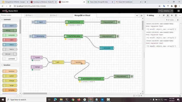 สอน MongoDB บนNode Red & ESP8266 ตอนที่ 12 นำข้อมูลจากDHT11บันทึกลง MongoDB on Cloud & MongoDB Atla смотреть онлайн