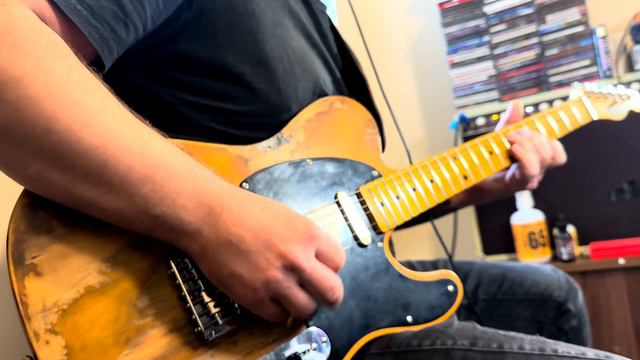 Telecaster relic with 5 switch Bill Lawrence Mod sounds test смотреть онлайн