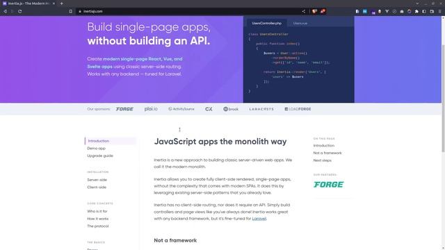 What is Inertia.JS? - laravel & vuejs #1 (kurdish) смотреть онлайн