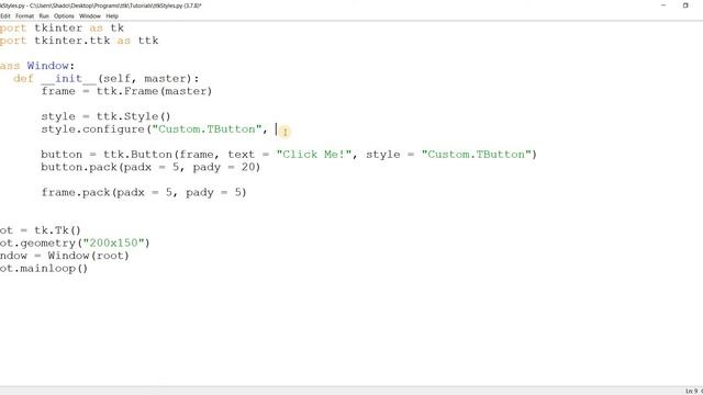 ttk Style Tutorial - Customizing your Tkinter Widgets in Python смотреть онлайн