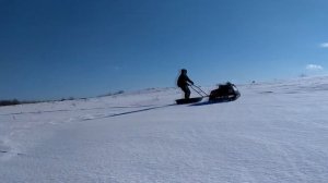 Мотобуксировщики Sharmax S500 в действии.