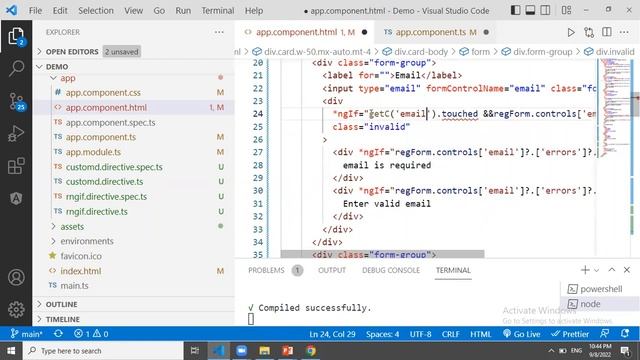 angular reactive form validations with getter functions |getter function |Reactive form validations смотреть онлайн