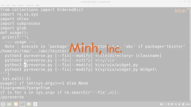 Tkinter Pyreverse | Reverse engineering UML | Python | 15August2022 смотреть онлайн