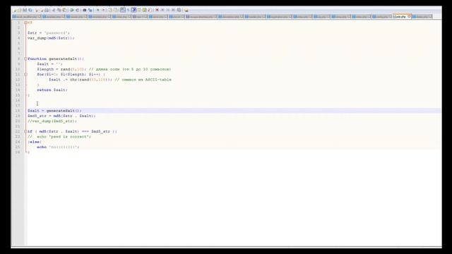 Уроки PHP - 26. Функция md5 смотреть онлайн