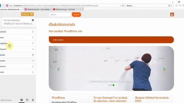 05. Wordpress--Pages, Menu, SubMenu Theme and its customization смотреть онлайн