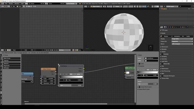 Blender quick tip - Randomize material per polygon смотреть онлайн