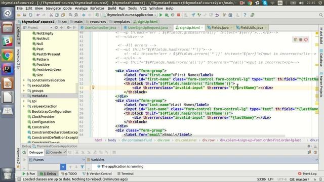 Движок HTML шаблонов Thymeleaf. Обработка ошибок. Урок 3 смотреть онлайн