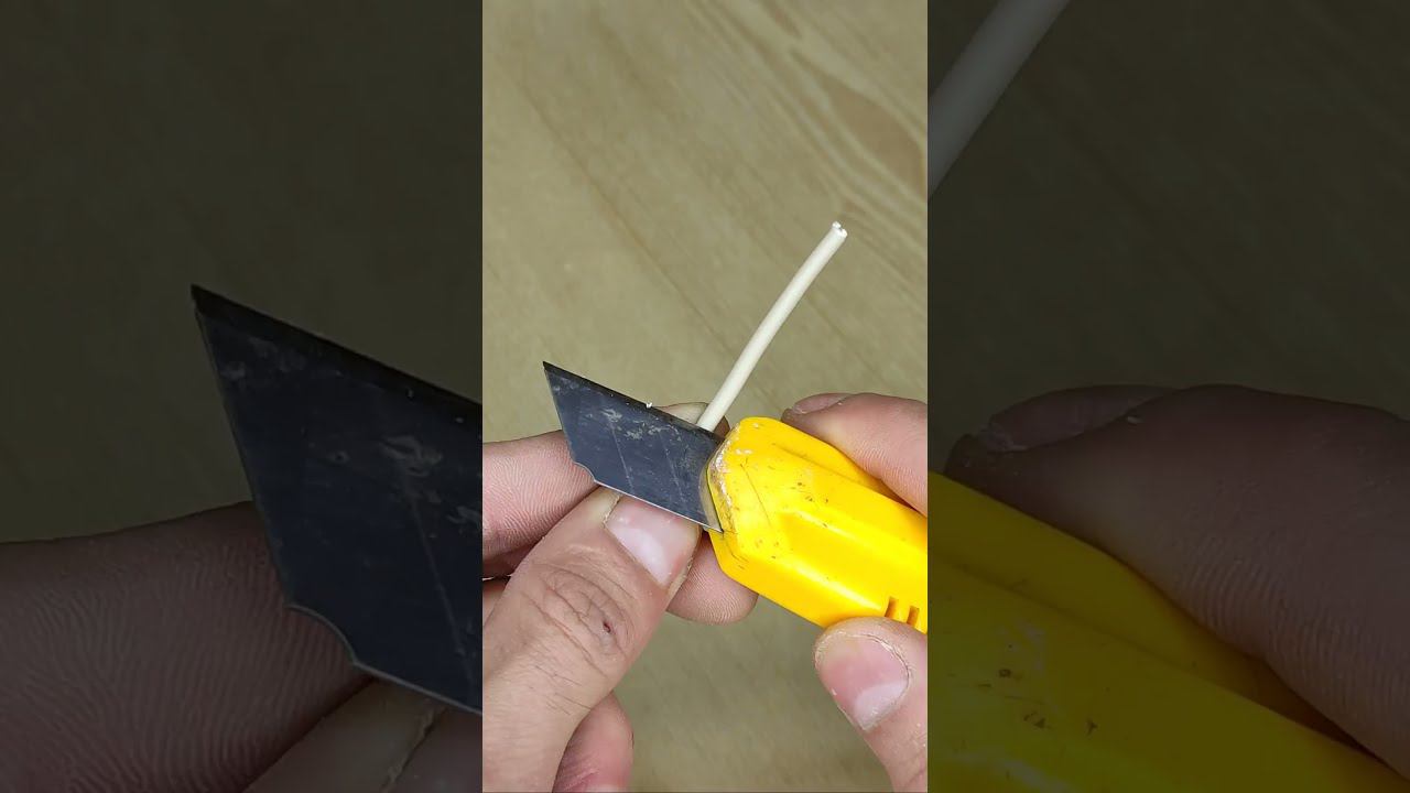 Секрет электриков! Как легко и быстро снять изоляцию с провода? #shorts смотреть онлайн