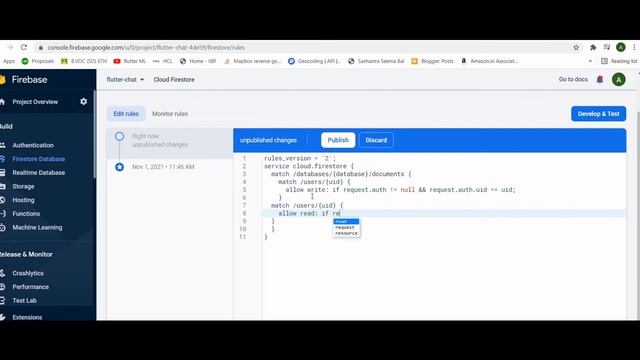 13. Adding Firebase Security Rules смотреть онлайн
