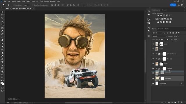 Artistic Movie Poster - Photoshop Tutorial смотреть онлайн