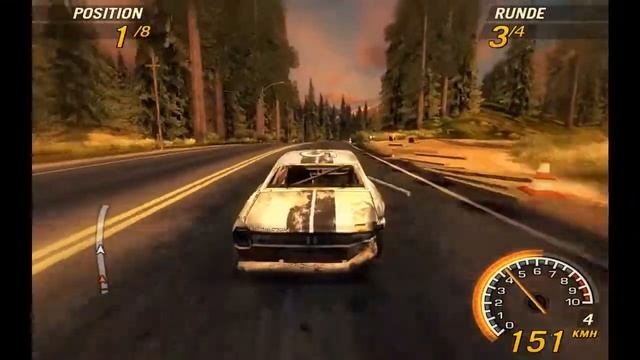 FlatOut 2 Timberlands 3 Gameplay смотреть онлайн