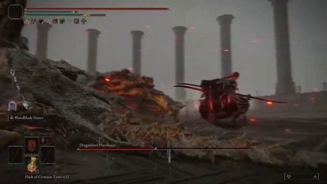 Elden Ring - Dragonlord Placidusax vs Eleonora's Poleblade, No Hit смотреть онлайн