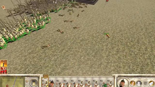 Rome Total War 1 game play with cheats pt2 смотреть онлайн