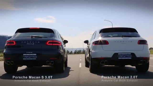 Porsche Macan Dual | ARMYTRIX Cat-Back Valvetronic Exhaust | Rev Battle смотреть онлайн