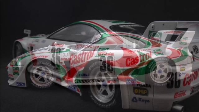 『プラモ作った！(=^・^=)』CASTROL TOYOTA TOM'S SUPRA GT TAMIYA 1/24 смотреть онлайн