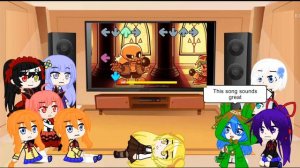 DAL reacts to FNF Indie Cross Mod Sans full week| pt (2/5)| Desc again ig