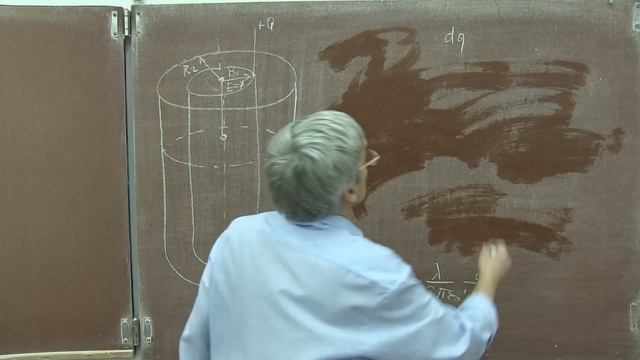 Лекция 131. Емкость цилиндрического конденсатора