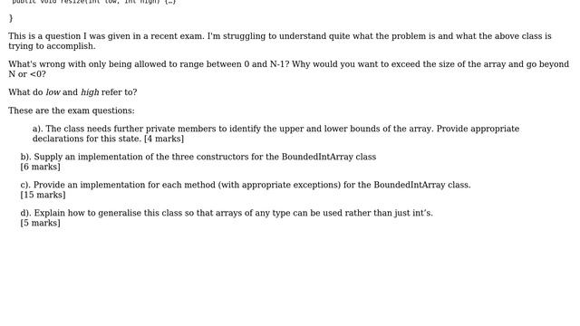 Removing constraints of Java array смотреть онлайн