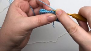 Вязание крючком по кругу поворотными рядами. Идеально ровный шов при вязании по кругу