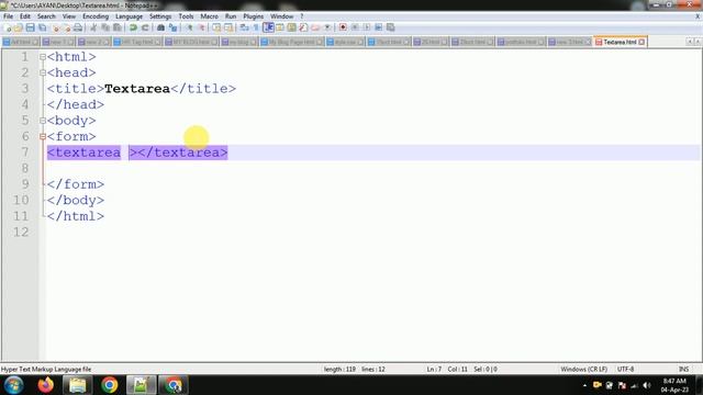 How To Add Textarea In HTML || Part-21 || Sunshine Tech Support смотреть онлайн