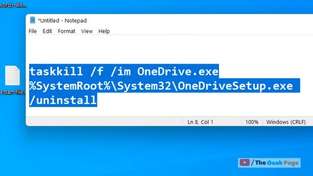 Disable OneDrive permanently in Windows 11 смотреть онлайн