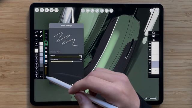 How to Draw with Smooth Curves - Architecture, Interior, Landscape, & Industrial Design iPad Drawin смотреть онлайн