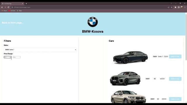 Krijimi i BMW Kosova Shop nga Adrian Gashi - WebDevs (Programim Shqip) смотреть онлайн
