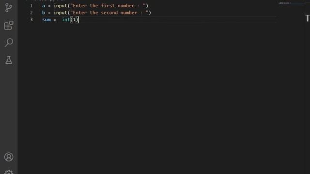 How to sum in python using visual studio code смотреть онлайн