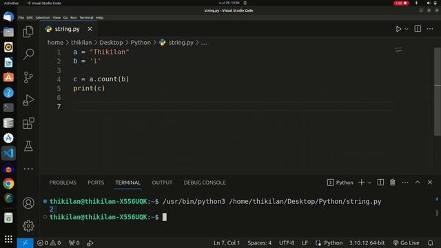 14. Count() | String.Count() | Python in Tamil смотреть онлайн
