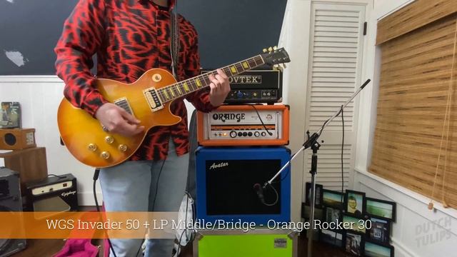 Warehouse Guitar Speakers Invader 50 vs Eminence Maverick | Orange Rocker 30 & Sovtek Mig-50 Sound смотреть онлайн