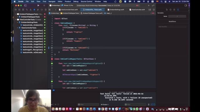 iOS TDD APP: Getting to the algorithm of the Emblem Mapper смотреть онлайн