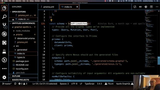 GraphQL Nexus Tutorial[2/5]: Creating our Prisma data model смотреть онлайн