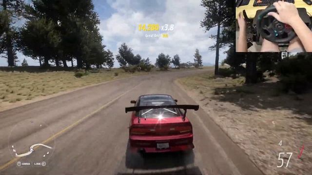 Nissan 240SX SE HKS 4 Rotor Drifting To Volcano Hill | Forza Horizon 5 Gameplay | Logitech G29 Whee смотреть онлайн