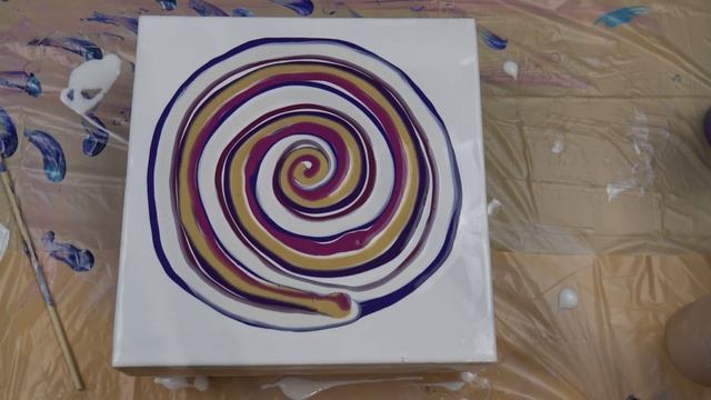 (219) Flower on the wooden background / Acrylic pouring /Fluid art смотреть онлайн