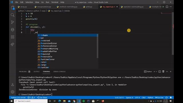 Try, Except, else and Finally || Python Programming With Source Code #60 смотреть онлайн