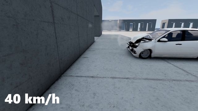 Lada Granta краш-тест /crash-test #beamng #crashtest смотреть онлайн