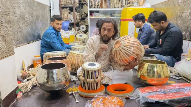 Premium tabla pair made by world first awarded tabla maker Qasim khan niyazi & sons tabla maker смотреть онлайн